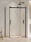 NEW TRENDY Kabina prysznicowa SOFTI BLACK 100x80x200 EXK-3965