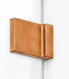 NEW TRENDY Kabina prysznicowa 80x120x200 Avexa Copper Brushed, podwójne drzwi EXK-3669