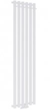 AQUAFORM - Grzejnik łazienkowy ASAMI PLUS pionowy 1500X422 521W / przył. dolne 50MM z wieszakami biały  GRŁ-G/AP-1500X422-B