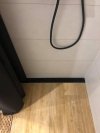 OKEDA Czarny przyścienny odpływ liniowy OKEDA® PRIME LINE™ - BLACK GLASS - RUSZT CZARNE SZKŁO 70cm 21700.06.BLACK