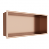 BALNEO WALL-BOX Copper Gold Półka wnękowa ze stali nierdzewnej miedziana 45x20x10 cm