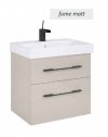 AQUAFORM - szafka podumywalkowa dwu szufladowa MADRID 80 fume matt AQ.401-164364