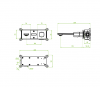 LAVEO Bateria umywalkowa podtynkowa TORES czarna BVT_722P