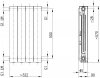 KFA ARMATURA KRAKÓW - Grzejnik aluminiowy ADR 500 4-elementowy GRAFITOWY   763-040-61
