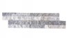 CAPITILE  - Panel ścienny Kwarcyt Biało-Szary - kamienny kwarcyt Stackstone Cloud Grey łupany, naturalny 10x36x0,8-1,3 cm /opakowanie 0,396m2/