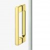 NEW TRENDY Kabina prysznicowa drzwi podwójne przesuwne PRIME LIGHT GOLD 100x90x200 K-1194