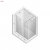 New Trendy - Kabina prysznicowa kwadratowa pojedyncze drzwi składane ze ścianką NEW SOLEO PLUS  100x100/ Linia Gold