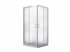 BESCO Kabina prysznicowa kwadratowa drzwi przesuwne Modern 80x80x185 MK-80-185-C