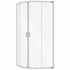 BESCO Kabina prysznicowa 80x80x190 Zarya Chrom ZP-80-190-C
