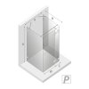 NEW TRENDY Kabina przyścienna AVEXA GOLD SHINE 90x100x200 EXK-2133/EXK-2103 POLSKA PRODUKCJA