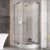 BESCO Kabina prysznicowa 80x80x190 Zarya Chrom ZP-80-190-C