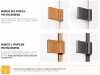 NEW TRENDY Drzwi prysznicowe AVEXA COPPER BRUSHED 120x200 EXK-3539