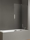 NEW TRENDY Parawan nawannowy Smart 150x150, dwuelementowy, wspornik skośny EXK-4101-WU