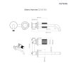 Oltens Hamnes bateria umywalkowa podtynkowa kompletna chrom 32105100