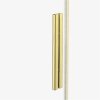 NEW TRENDY kabina prysznicowa narożna prostokątna Smart Light Gold złota 120x100 cm EXK-4240