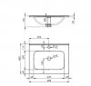 ELITA UMYWALKA SKAPPA 60, CERAMICZNA ANTHRACITE MATT 146061/RE040603066010