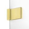 NEW TRENDY Kabina prysznicowa podwójne drzwi uchylne AVEXA GOLD SHINE Linia Platinium 90x80x200 EXK-1696