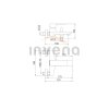 INVENA Bateria wannowa PAROS CHROM BW-09-001-A