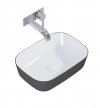ELITA UMYWALKA RENI BICOLOR 46x33 BLAT, CERAM WHITE HG/ANTHRACITE MATT 146113/RE040460896130