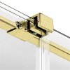 NEW TRENDY kabina prysznicowa narożna prostokątna Smart Light Gold złota 120x100 cm EXK-4240