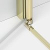 NEW TRENDY Drzwi wnękowe NEW SOLEO LIGHT GOLD PLUS 1D U 140x195 czyste 6mm Active Shield 2.0 D-0960A
