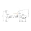 INVENA - Bateria wannowa PEREA  BW-05-001-Q