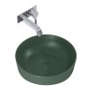 ELITA UMYWALKA LORCA 42x42 NABLATOWA, CERAMICZNA FOREST GREEN MATT 146055/RE040420047010