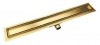 AQUALine - Odpływ liniowy posadzkowy złoty/gold 2w1 pod płytkę 120cm L04GL