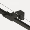 NEW TRENDY Kabina prysznicowa Avexa Black XR , podwójne drzwi 100x90x200 EXK-6920