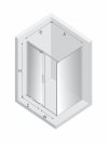 NEW TRENDY Kabina prysznicowa SMART COPPER BRUSHED 1D prostokątna U 110x100x200 szkło czyste 8mm Active Shield 2.0 EXK-7674