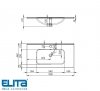 Elita UMYWALKA SKAPPA 90 CERAM WHITE 145845/RE040903068060