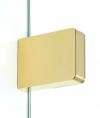 NEW TRENDY Drzwi wnękowe Eventa Gold Shine 170x200 z dodatkową ścianką EXK-4687/EXK-4688