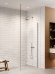 NEW TRENDY Kabina prysznicowa NESTA WALK-IN U 70x200 szkło czyste 8mm Active Shield 2.0 - WSPORNIK SUFITOWY K-1714-WS