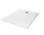 NEW TRENDY Brodzik prostokątny 200x100x3,5 konglomerat NEX biały B-0515