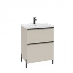 DEFTRANS szafka pod umywalkę z dwiema szufladami Nino D60 kaszmir mat 304-D-06002