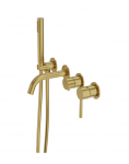 LAVITA Bateria wannowa podtynkowa 4- otworowa Orion Brushed Gold 