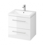 CERSANIT - Set C434 LARGA COMO 60 biały (szafka LARGA + umywalka COMO)  S801-574