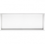 Balneo Półka wnękowa z kołnierzem Wall Box One 90 x 30 x 7 cm, biała