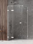 NEW TRENDY Kabina prysznicowa Avexa White 100x80, pojedyncze drzwi EXK-2714/EXK-2744
