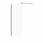 CERSANIT - Kabina prysznicowa walk-in MILLE czarna 100 x 200  S161-003