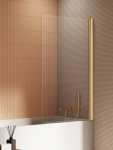 NEW TRENDY Parawan nawannowy New Soleo Gold Brushed, jednoelementowy 50x140 P-0178