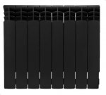 ARMATURA KRAKÓW KFA Grzejnik aluminiowy G500F/8 - elementowy CZARNY 789-080-81