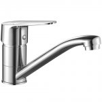 KUCHINOX - Bateria umywalkowa SAGRA stojąca z ruchomą wylewką Chrom    BQR_026D