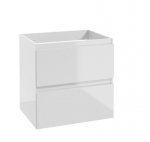 AQUAFORM - szafka podumywalkowa / podblatowa 2S 60 OTTIMA biały połysk  AQ.401-1106011