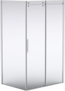 DEANTE Drzwi wnękowe prysznicowe przesuwne HIACYNT 100x200 KQH 010P