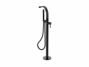 BESCO Bateria wannowa wolnostojąca Decco III czarny matt BW-DIII-CZ
