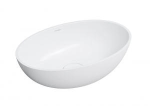 OMNIRES umywalka nablatowa, 50 x 32 cm SHELL M+ biały mat SHELL500UNBM