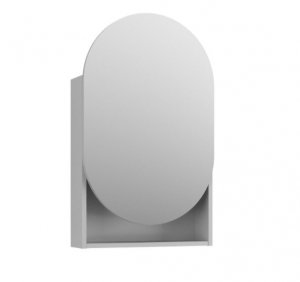 KROFAM - Szafka lustrzana MOSS 50cm, jasno szary  MO 5090-46Z-W P/L
