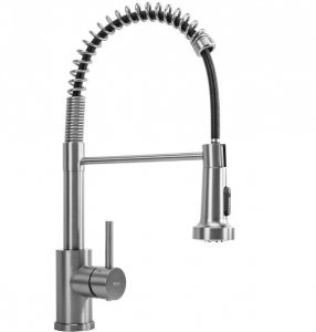 REA - Bateria Kuchenna COLIN Nikiel Szczotkowany INOX z wyginaną wylewką