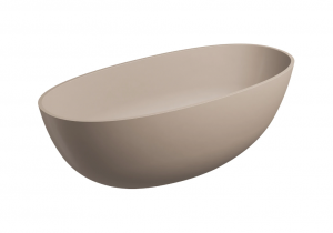 OMNIRES Wanna wolnostojąca SHELL M+ 160 x 75 cm dune beige mat SHELLWWDB